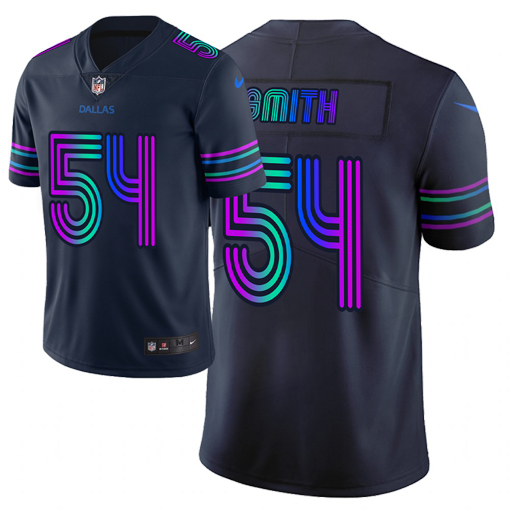 Dallas Cowboys #54 Jaylon Smith Navy 2019 City Edition Limited Stitched Jersey